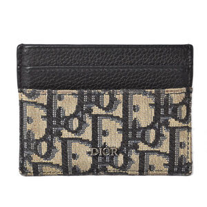 Dior Card Case Wallet business holder Navy Blue